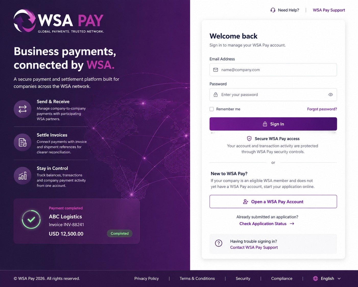 WSA Pay